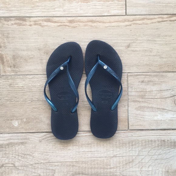 navy havaianas women's